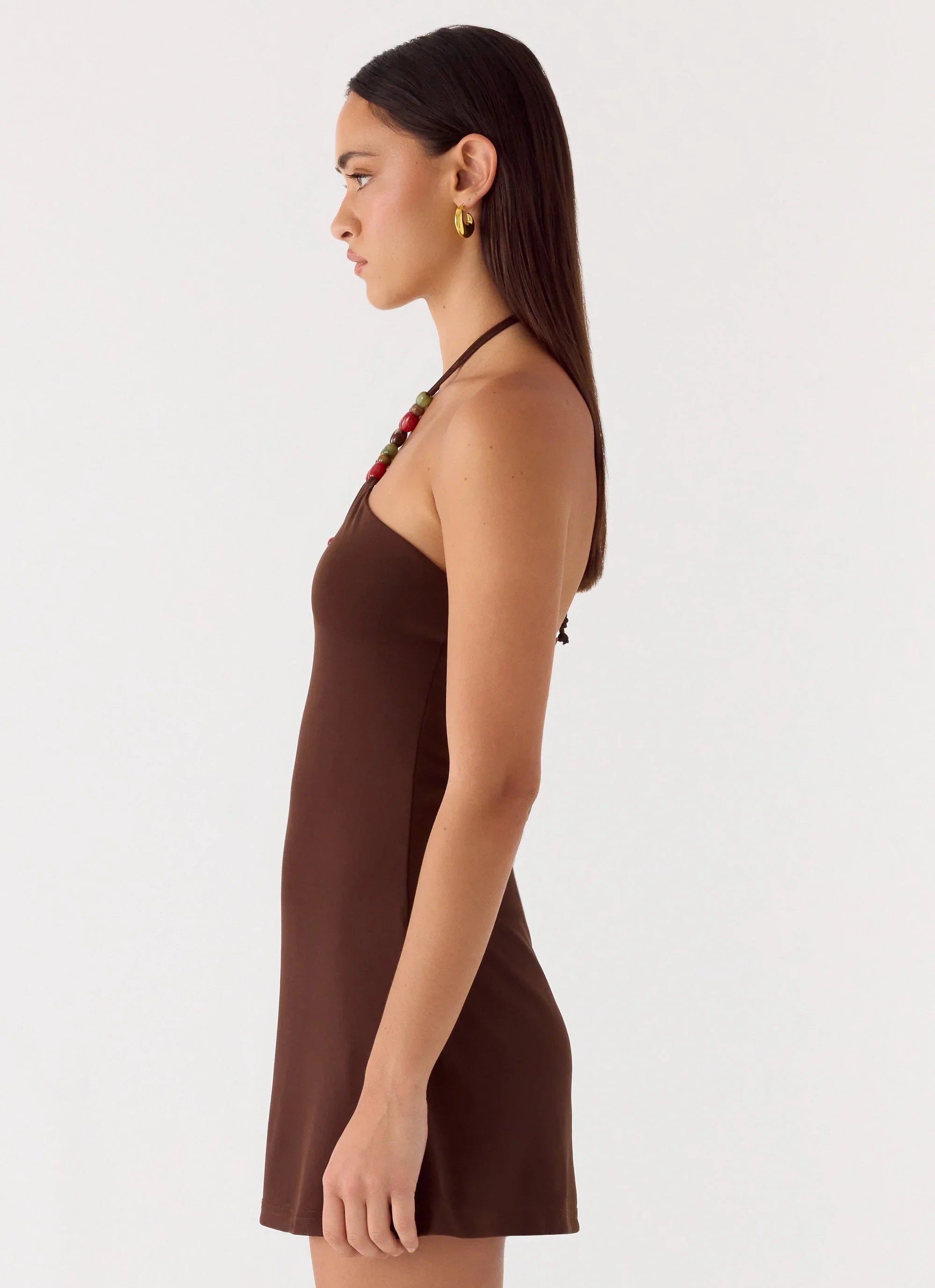 Party For You Mini Dress - Chocolate